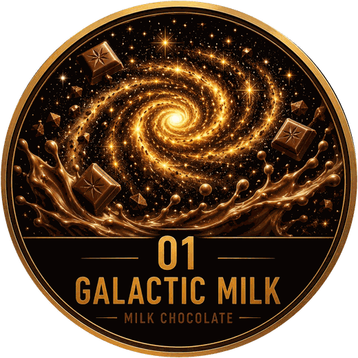 Galactic Milk — Chocolate Tripz milk chocolate flavor coin